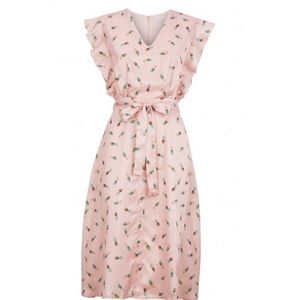 NWT English Factory Pink Pineapple Dress size S
